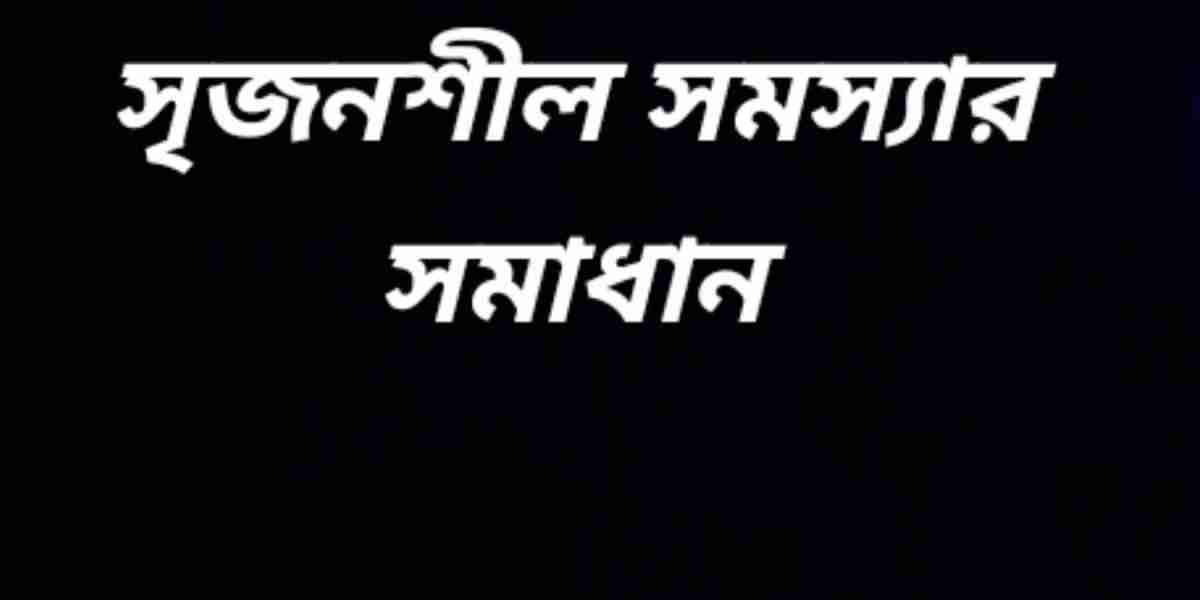 সৃজনশীল সমস্যার সমাধান