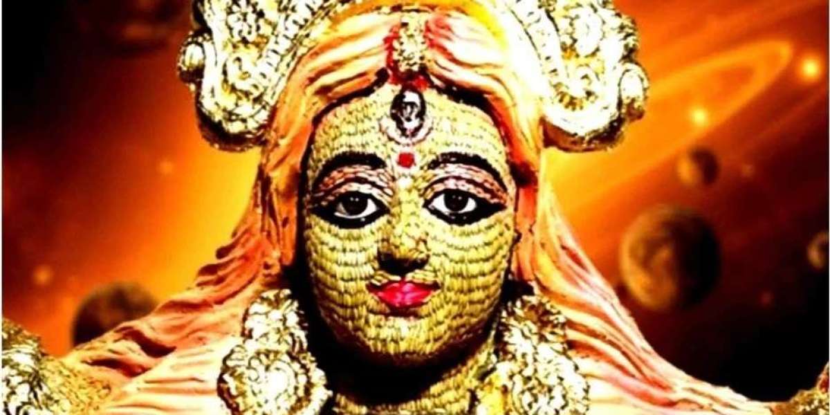 Natore has responded with a Durga idol made of golden colored rice