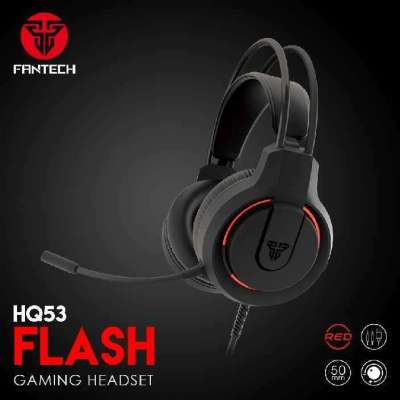 FANTECH HQ53 FLASH LIGHTWEIGHT RED/WHITE ACCENT LIGHTING GAMING HEADSET Profile Picture