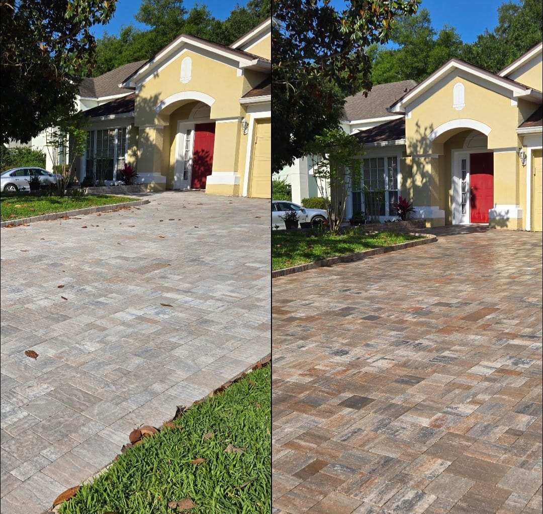 Expert Walkway Paver Sealing Services in Central Florida | Bright Tech
