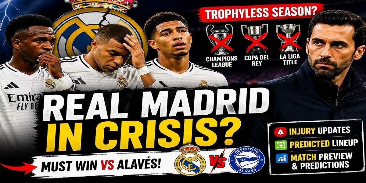 Real Madrid Facing Trophy Drought as Pressure Mounts Ahead of Alavés Clash